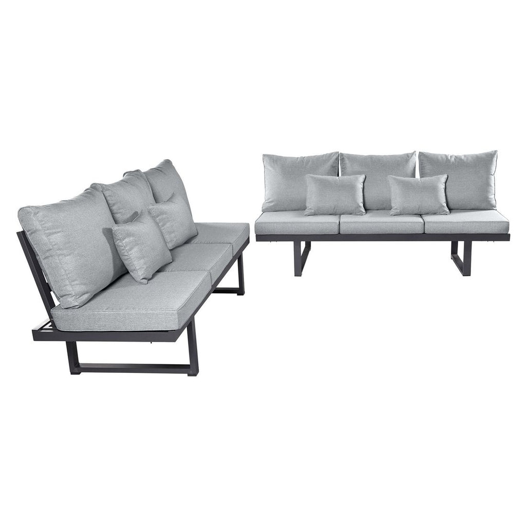 Spise-loungesett Bondino justerbar aluminium - LC Garden bakside