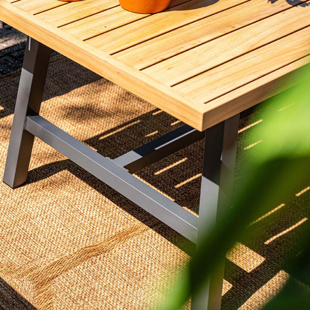 Spise-loungesett Elati aluminium 150x90 cm - Garden Impressions
