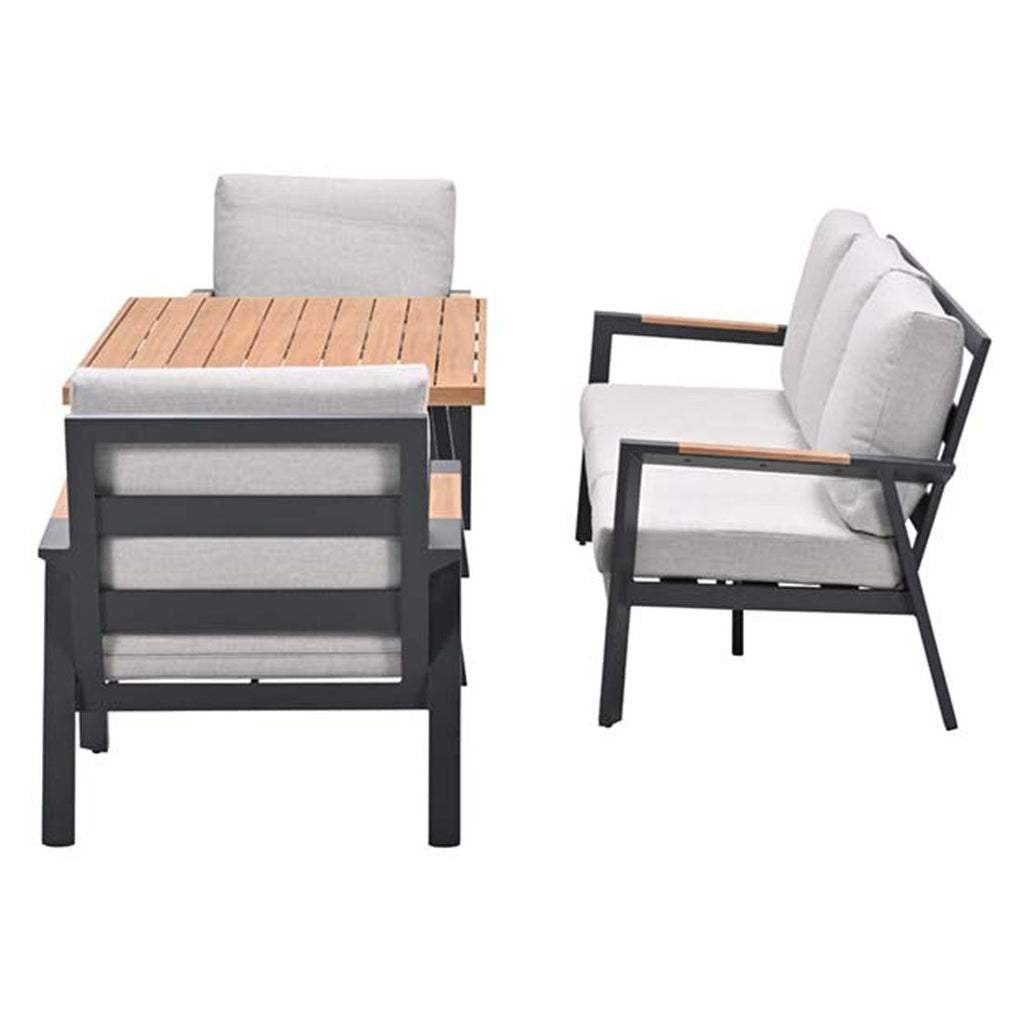 Spise-loungesett Elati aluminium 150x90 cm - Garden Impressions nærbilde av pute