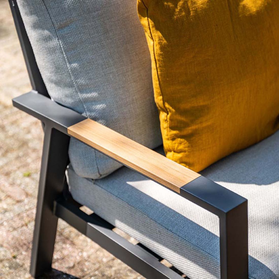 Spise-loungesett Elati aluminium 150x90 cm - Garden Impressions
