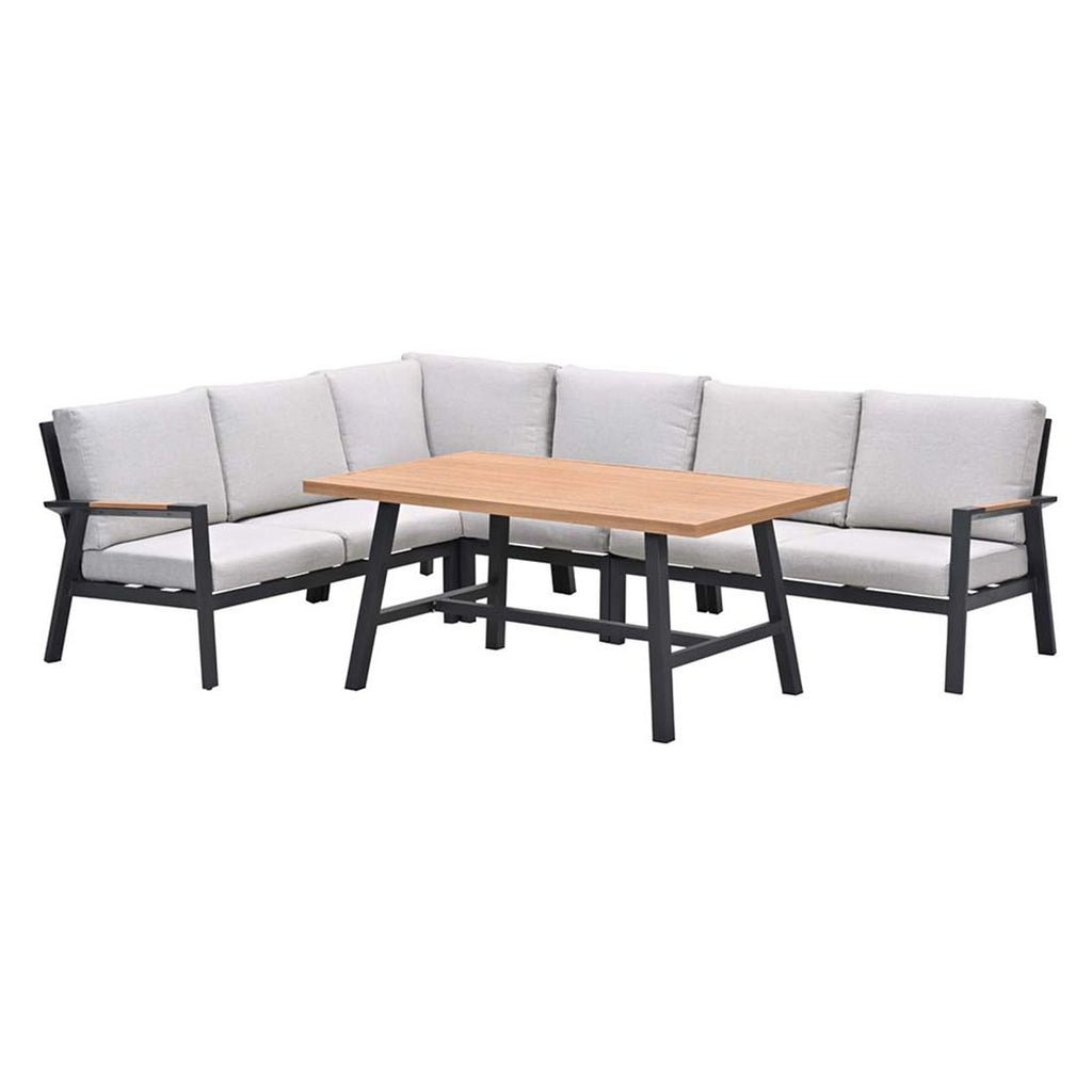Bakside av Spise-loungesett Elati aluminium 150x89,5 cm - Garden Impressions