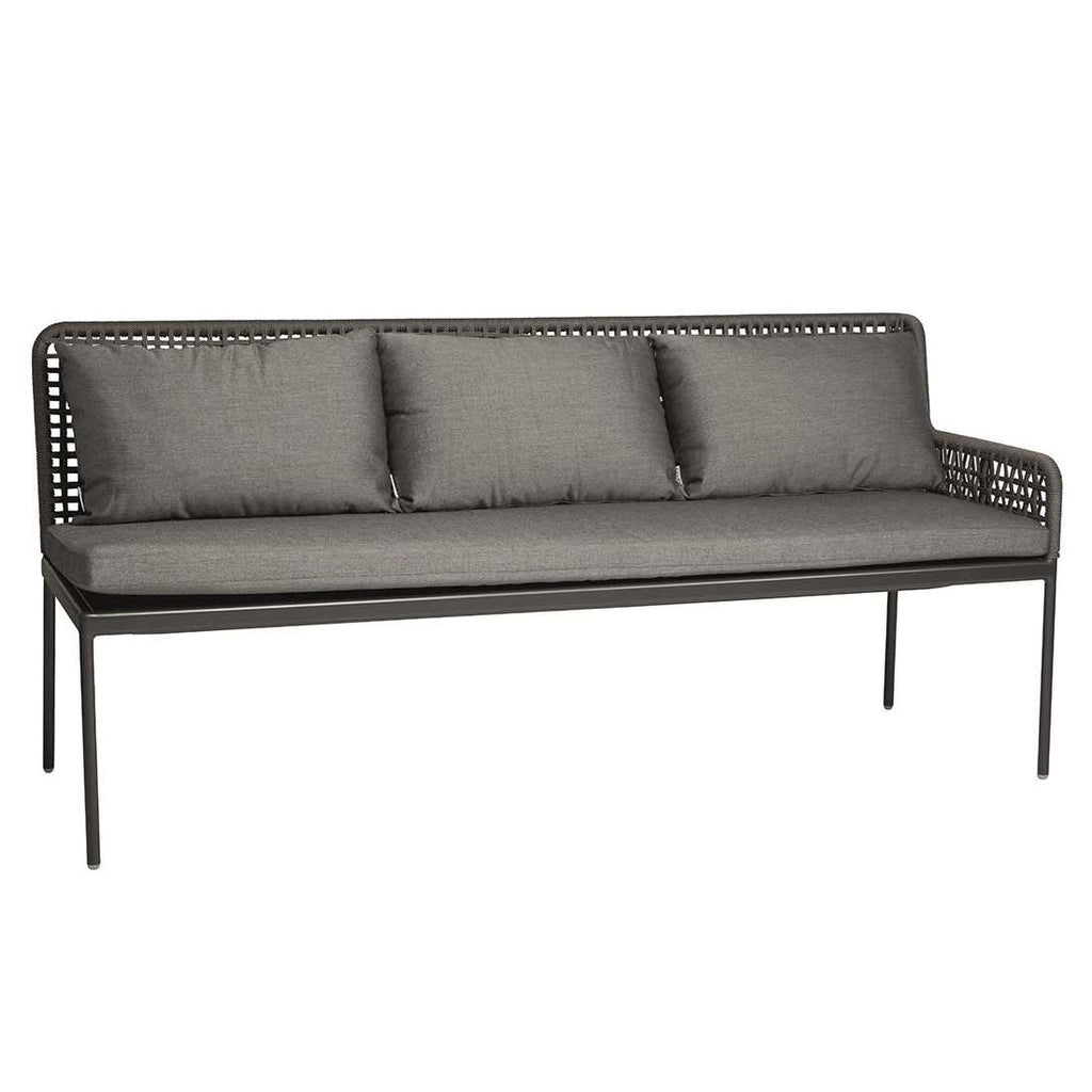 Spise-loungesett Greta aluminium 180x100 cm - Stern montert i hage