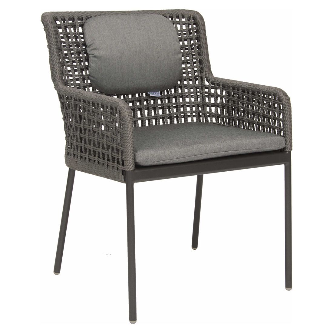 Nærbilde av stoff på Spise-loungesett Greta aluminium 180x100 cm - Stern