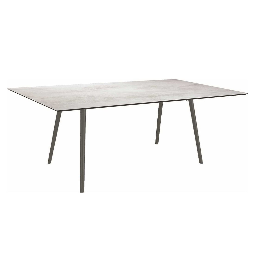 Spise-loungesett Greta aluminium 180x100 cm - Stern bordplate
