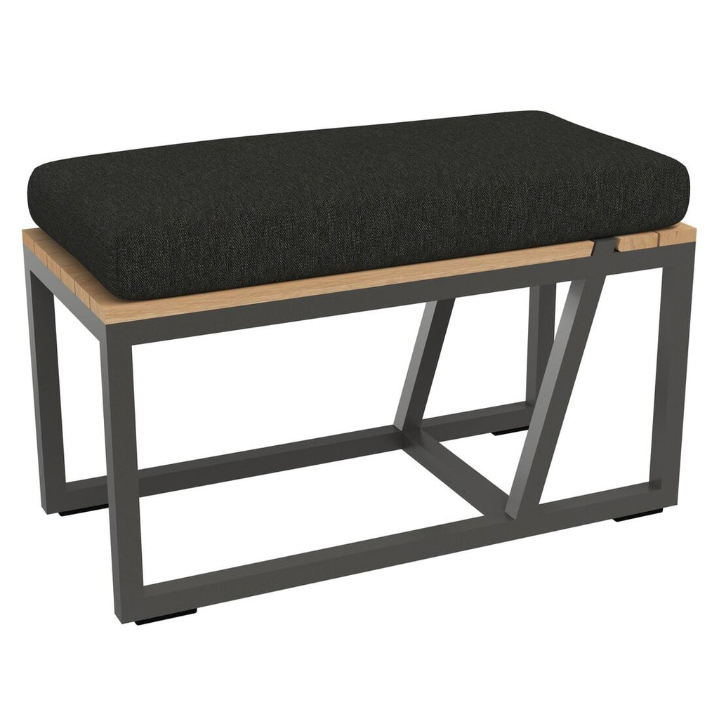 Spise-loungesett Havanna aluminium 222x294 cm stofftekstur