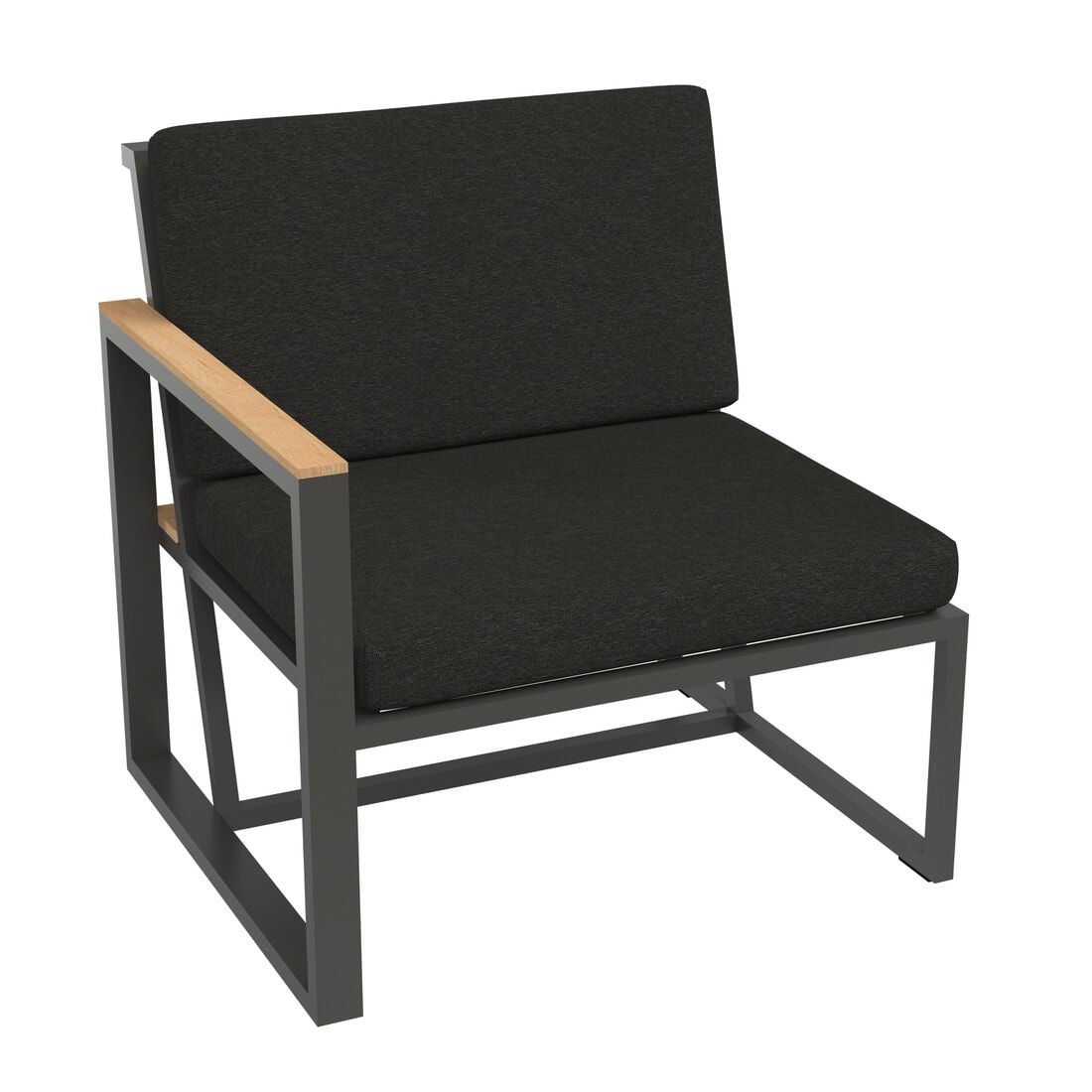 Spise-loungesett Havanna aluminium 222x294 cm sitteseksjon