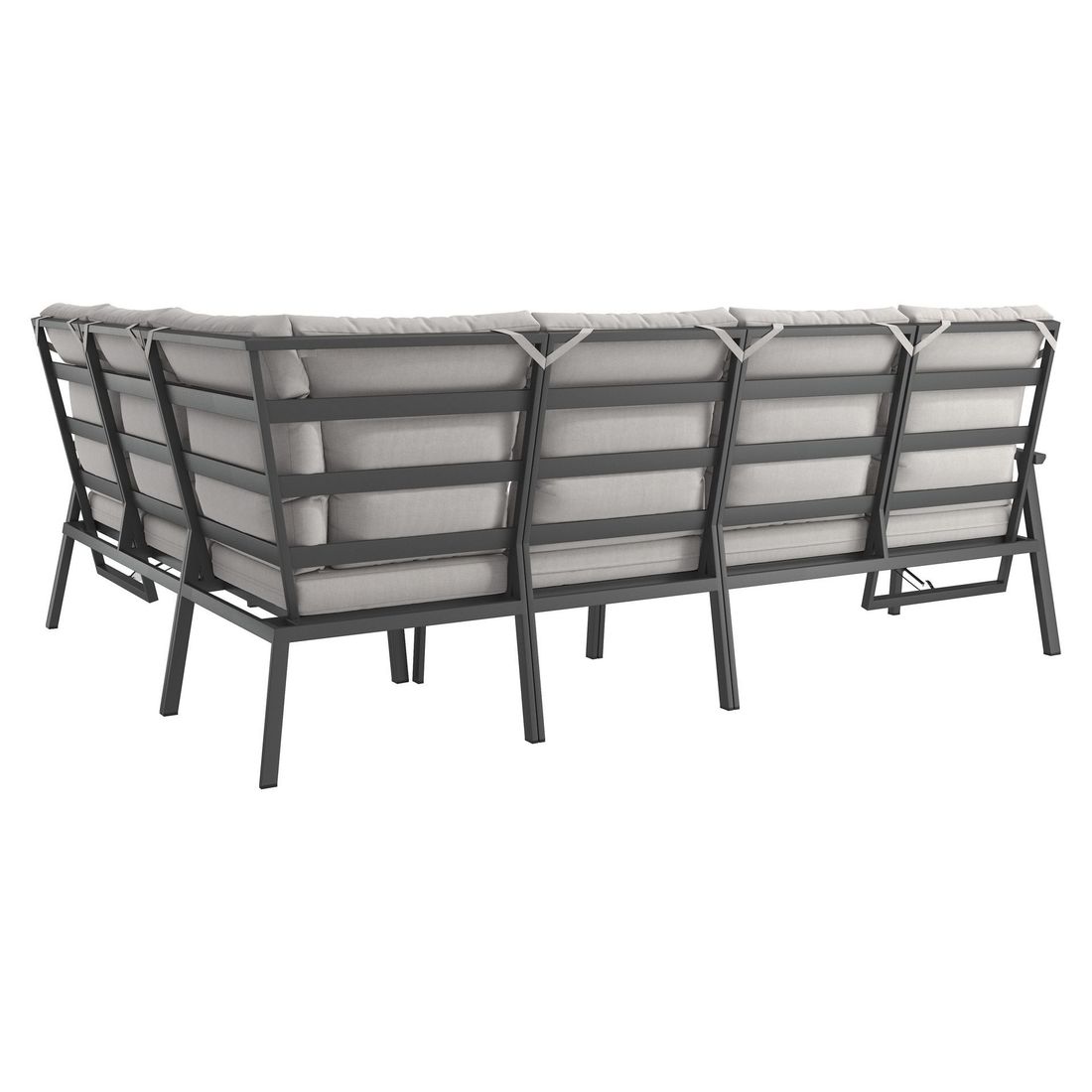 Spise-loungesett Milano aluminium 270x208 cm - OUTLIV nærbilde av tekstilpute