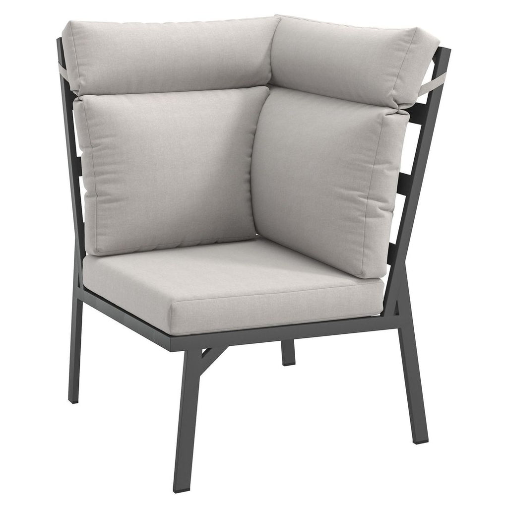 Spise-loungesett Milano aluminium 270x208 cm - OUTLIV komfortable puter