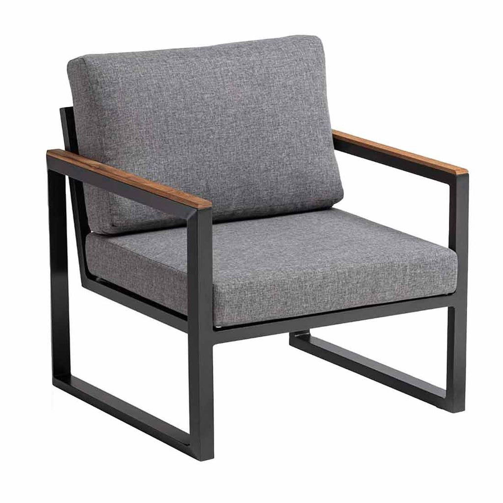 Spise-loungesett Ocean Skid aluminium/olefin antrasitt - Kettler