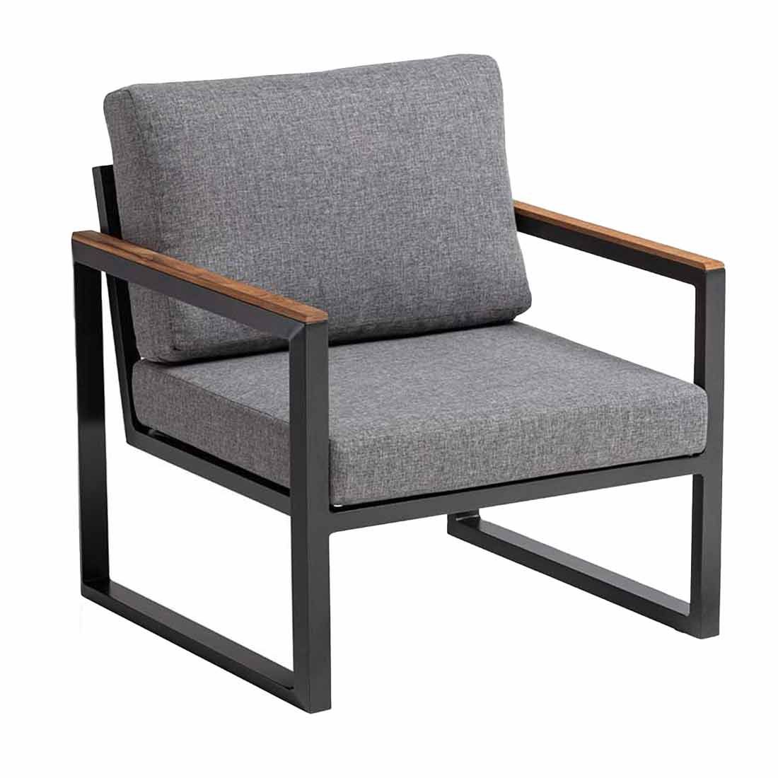 Spise-loungesett Ocean Skid aluminium/olefin antrasitt - Kettler