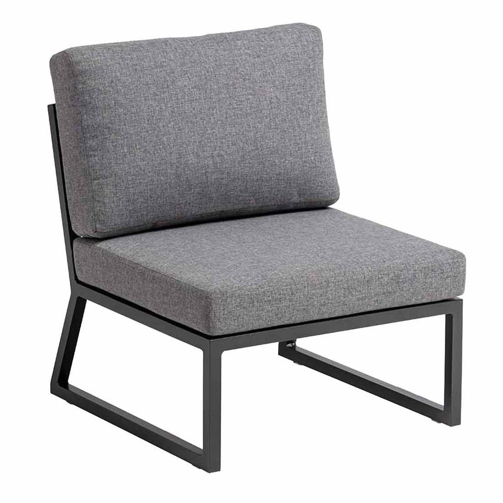 Spise-loungesett Ocean Skid aluminium/olefin antrasitt - Kettler