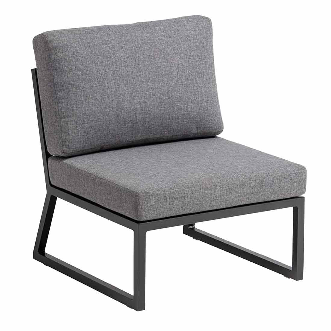 Spise-loungesett Ocean Skid aluminium/olefin antrasitt - Kettler