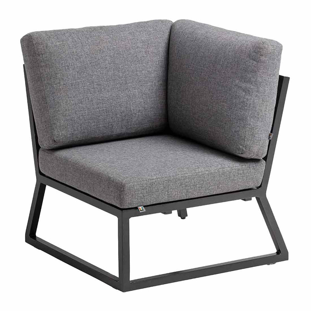 Spise-loungesett Ocean Skid aluminium/olefin antrasitt - Kettler