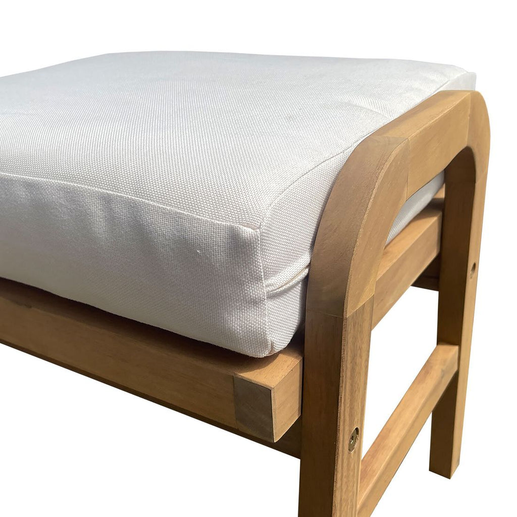 Spise-loungesett Pia akasie tau 150x90 cm sett fra siden