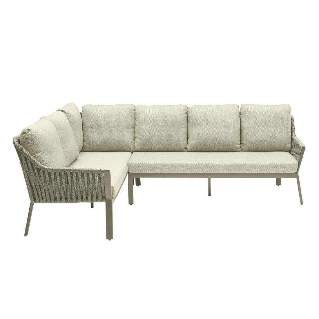 Spise-loungesett Sofano aluminium tau olefin 180x260 cm bakside