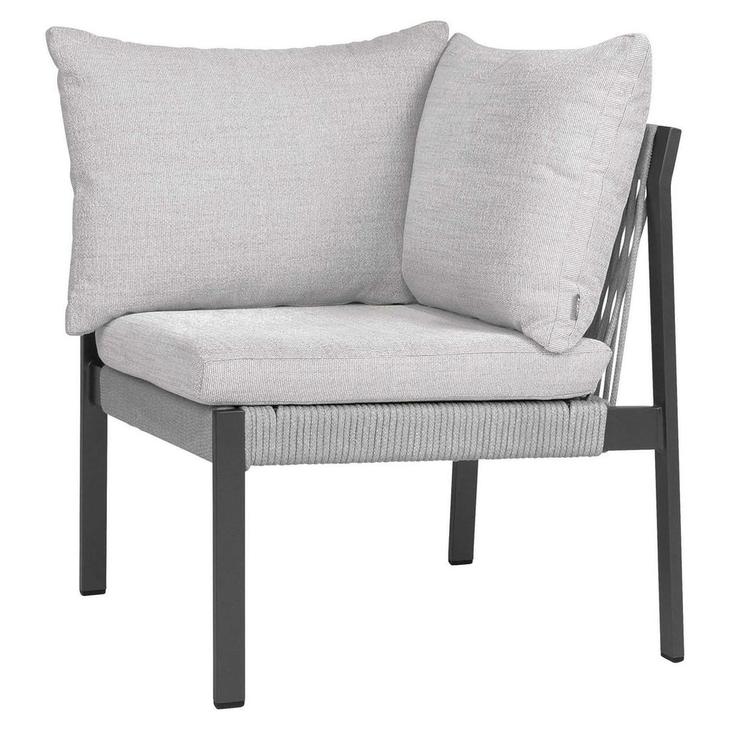 Spise-loungesett Tammo aluminium/tau 160x90 cm - Stern