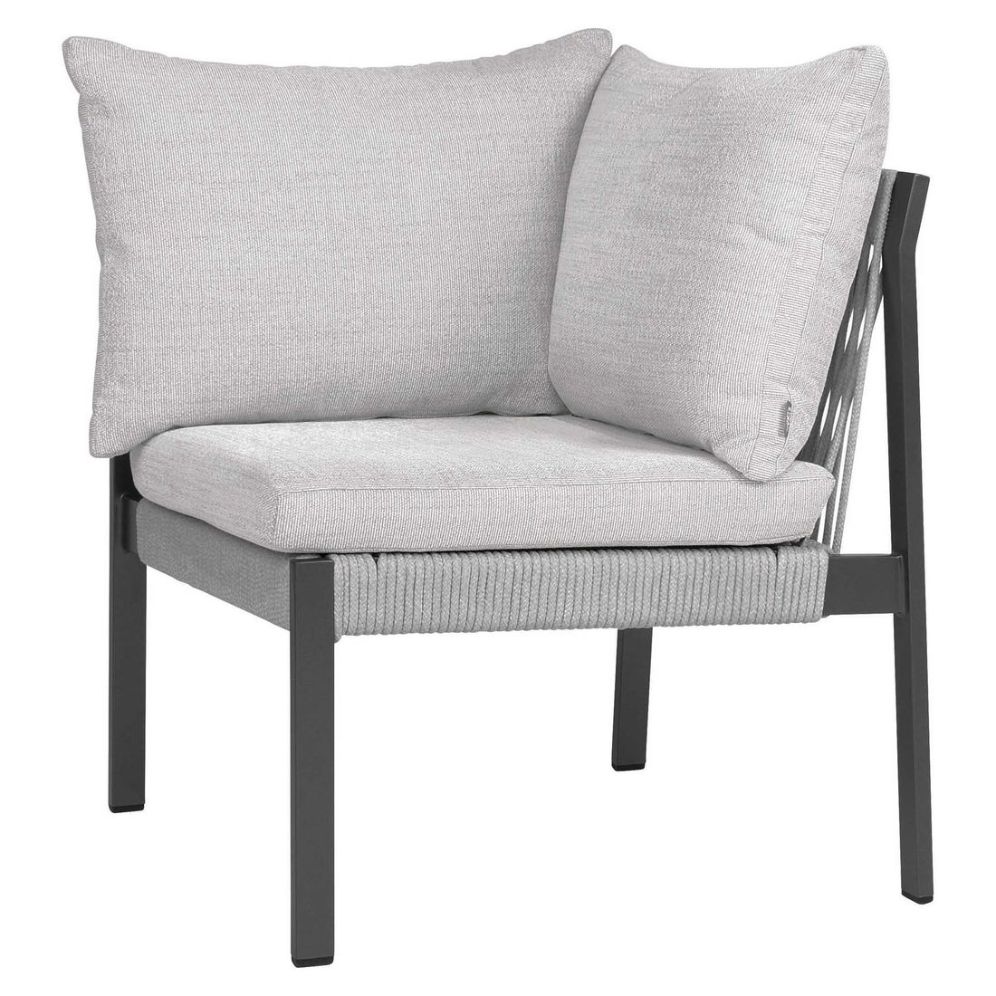 Spise-loungesett Tammo aluminium/tau 160x90 cm - Stern