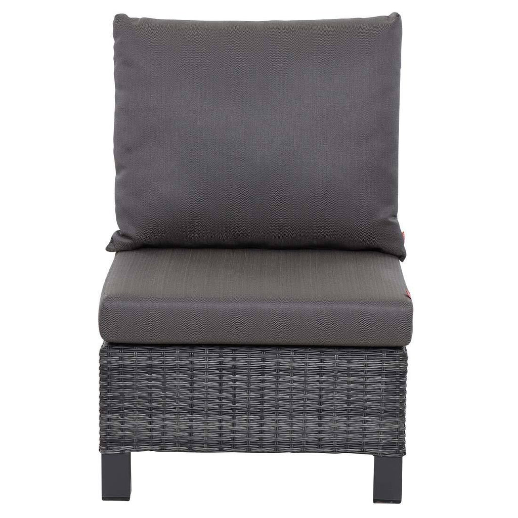 Spise-loungesett Taranto aluminium/polyrotting 140x85 cm - Siena Garden