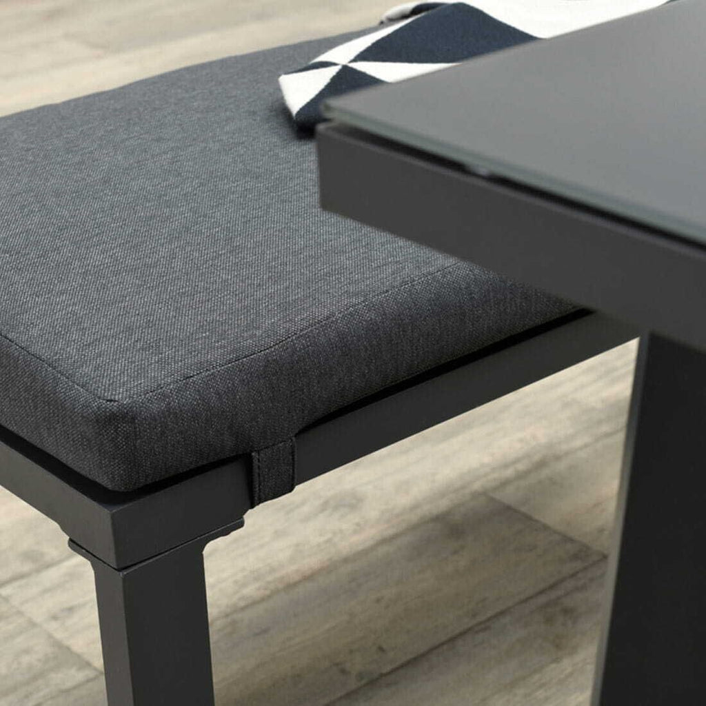 Spise-loungesett Wellington aluminium 100x100 cm - OUTLIV aluminiumramme