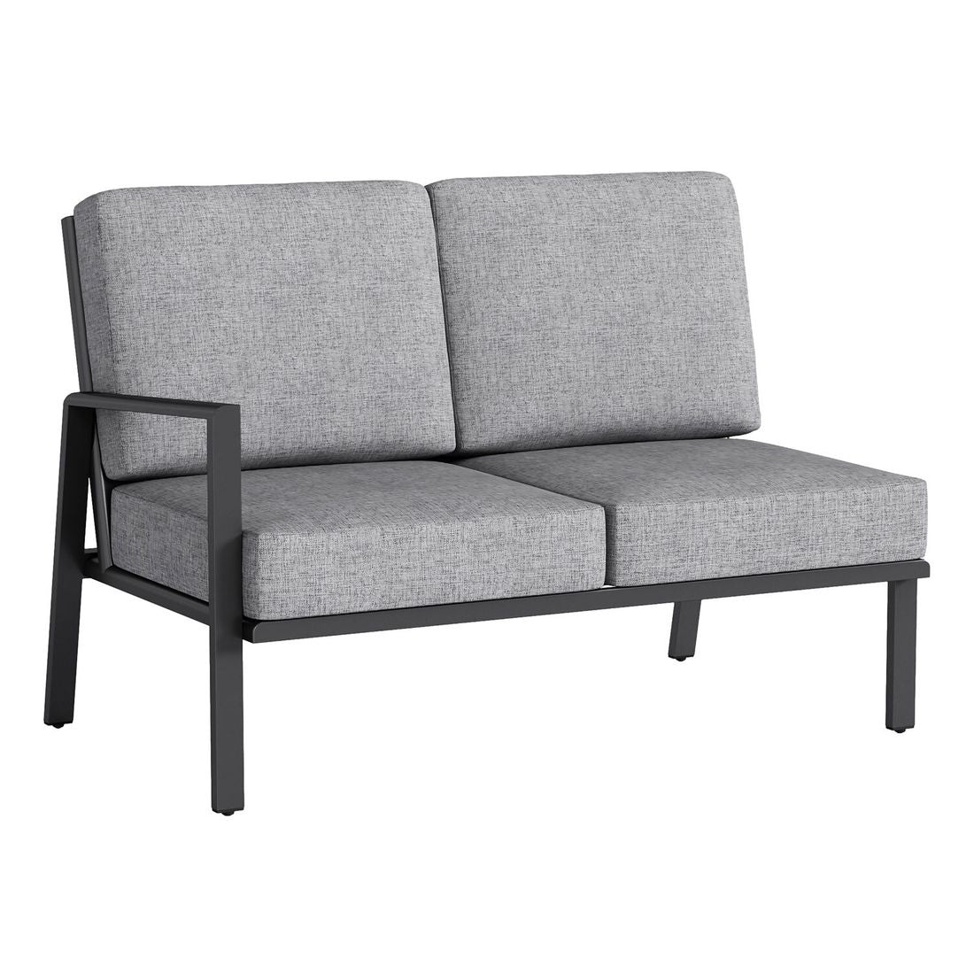 Spise-loungesett Zenith aluminium olefin 160x95 cm nærbilde av bordplate