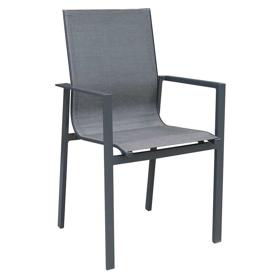 Spisesett ute Atlanta 4 plasser aluminium/textilen 160x90 cm - OUTLIV detalj av bordplate