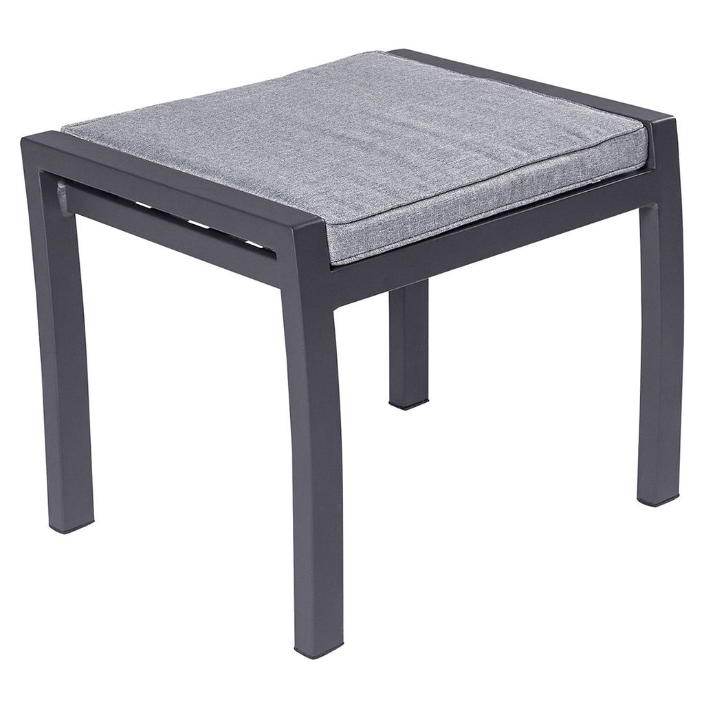 Spisesett ute Bondino II 6 plasser aluminium 200/260x100 cm med kunstfiberstoff