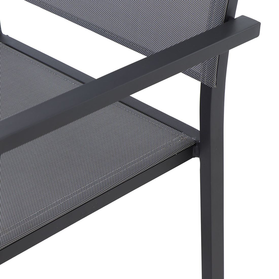 Spisesett ute aluminium keramikk 4 plasser - Siena Garden