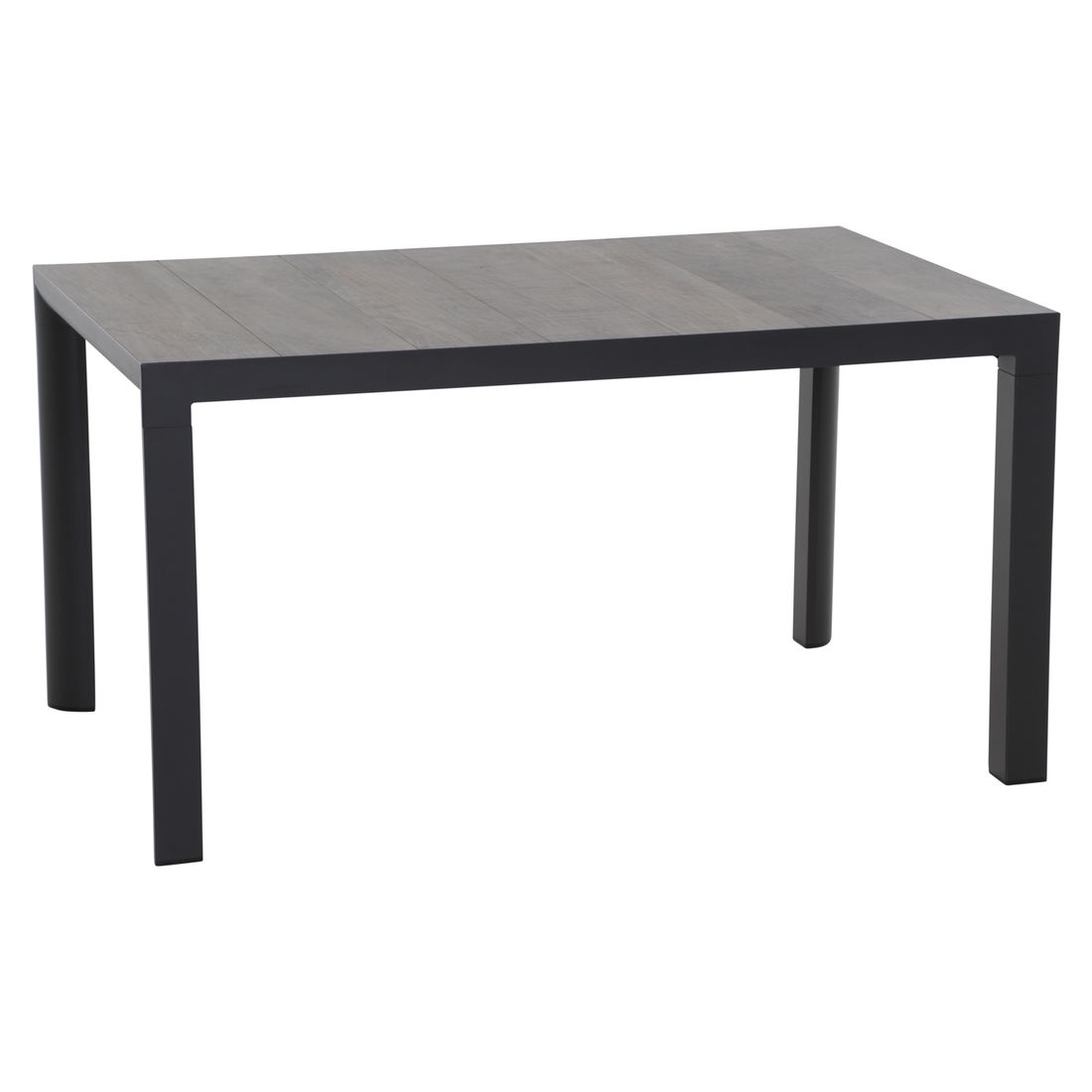 Spisesett ute Leeds aluminium keramikk 160x90 cm 4 plasser - Siena Garden