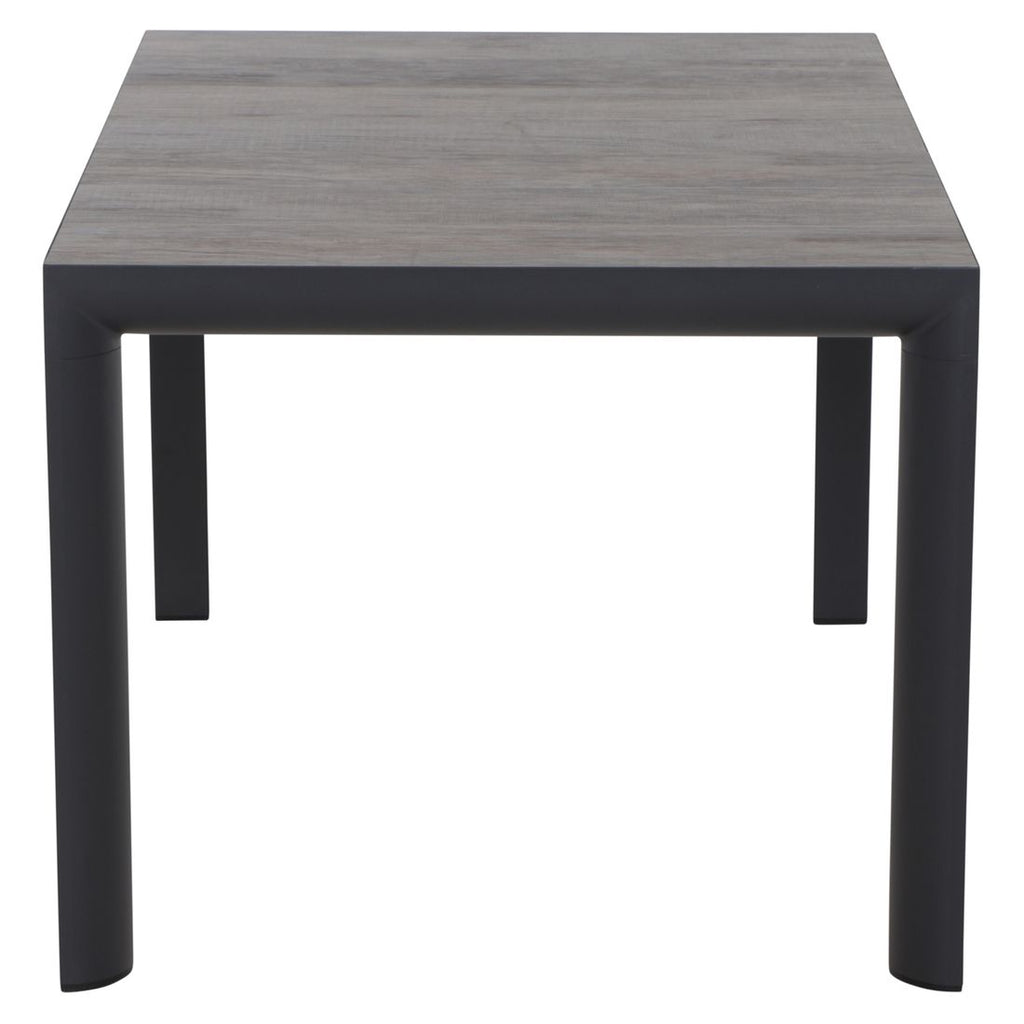 Spisesett ute Leeds aluminium keramikk 160x90 cm 4 plasser - Siena Garden