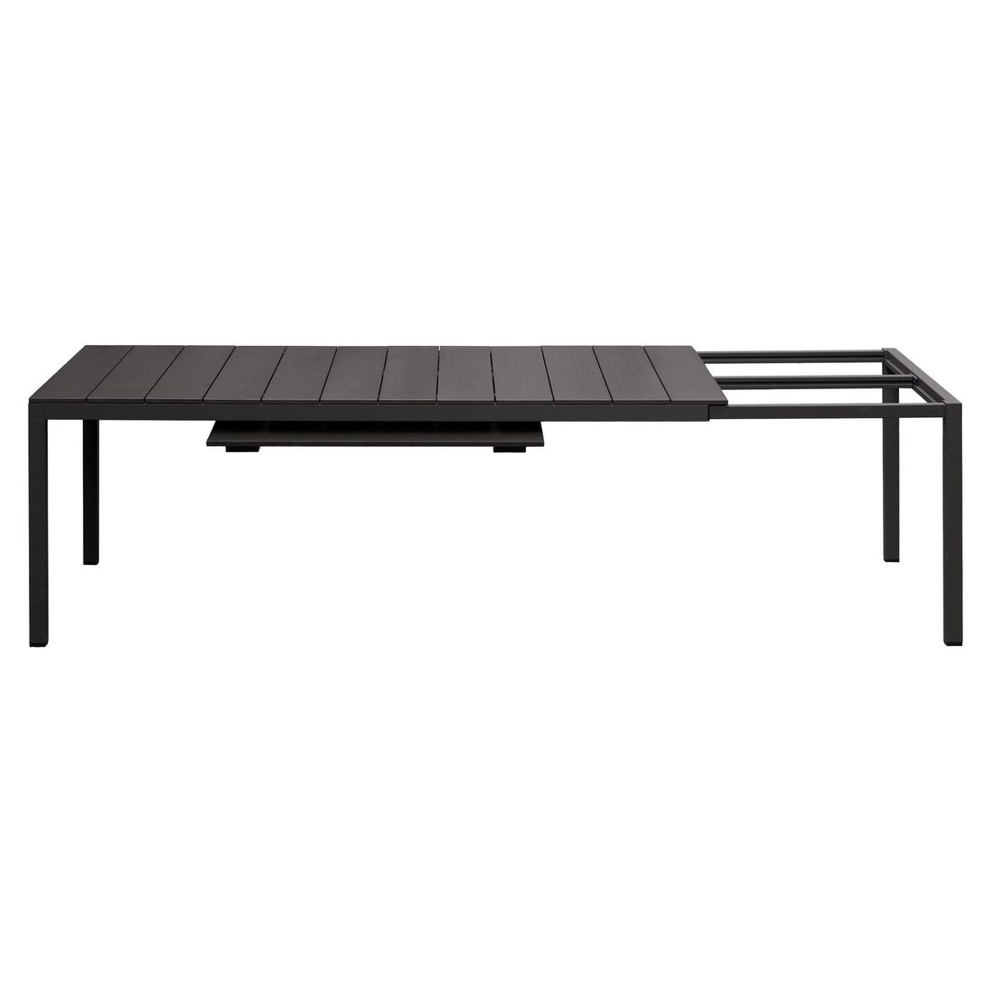 Spisesett ute Net 10 plasser aluminium 210/280x100 cm - Nardi stol side