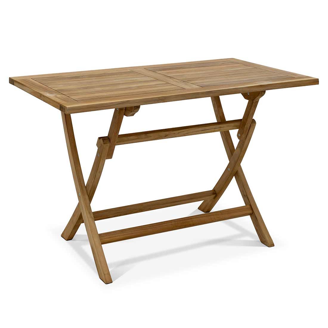 Spisesett ute Ontario 4 plasser teak 120x70 cm - OUTLIV bakside