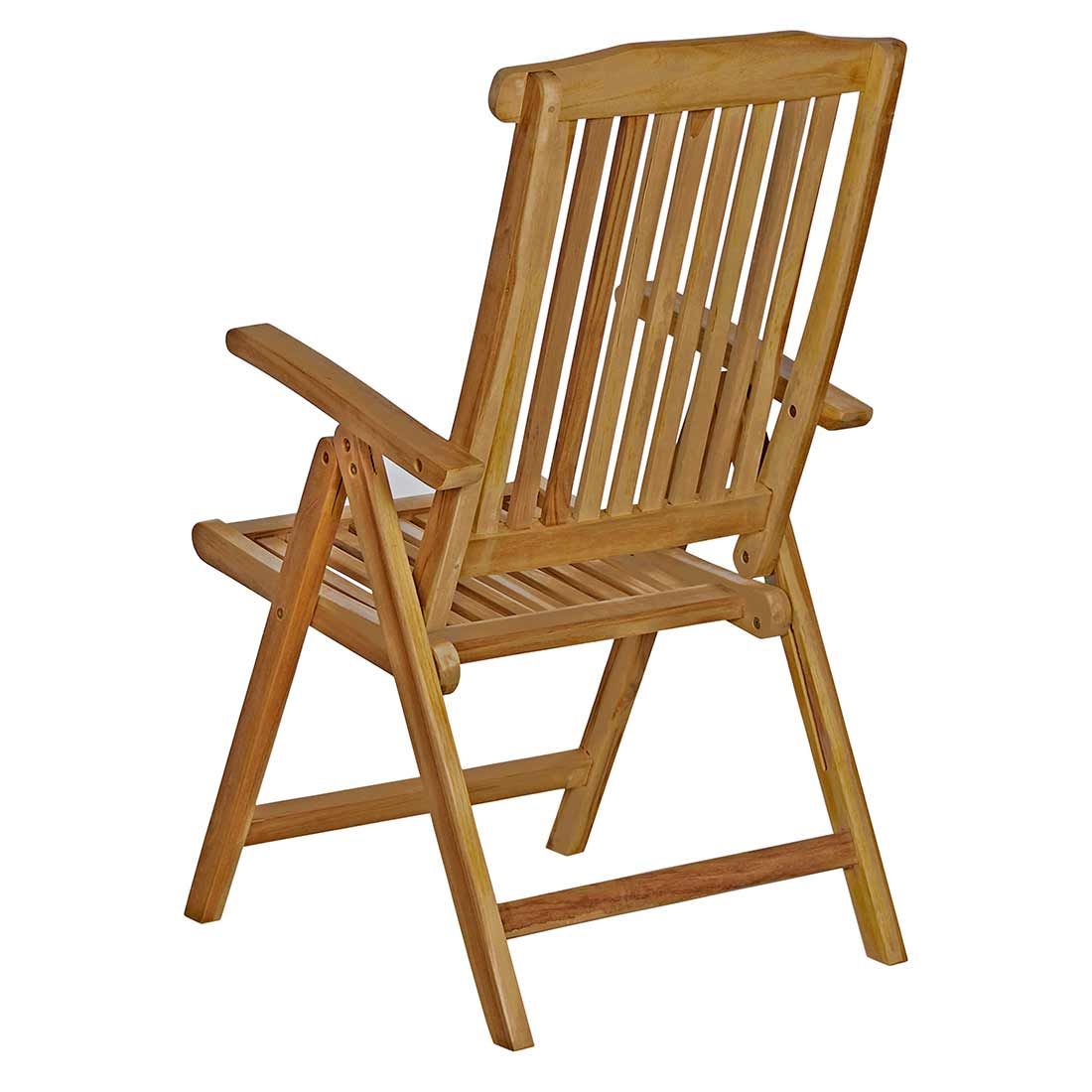 Spisesett ute Ontario 4 plasser teak 120x70 cm - OUTLIV.