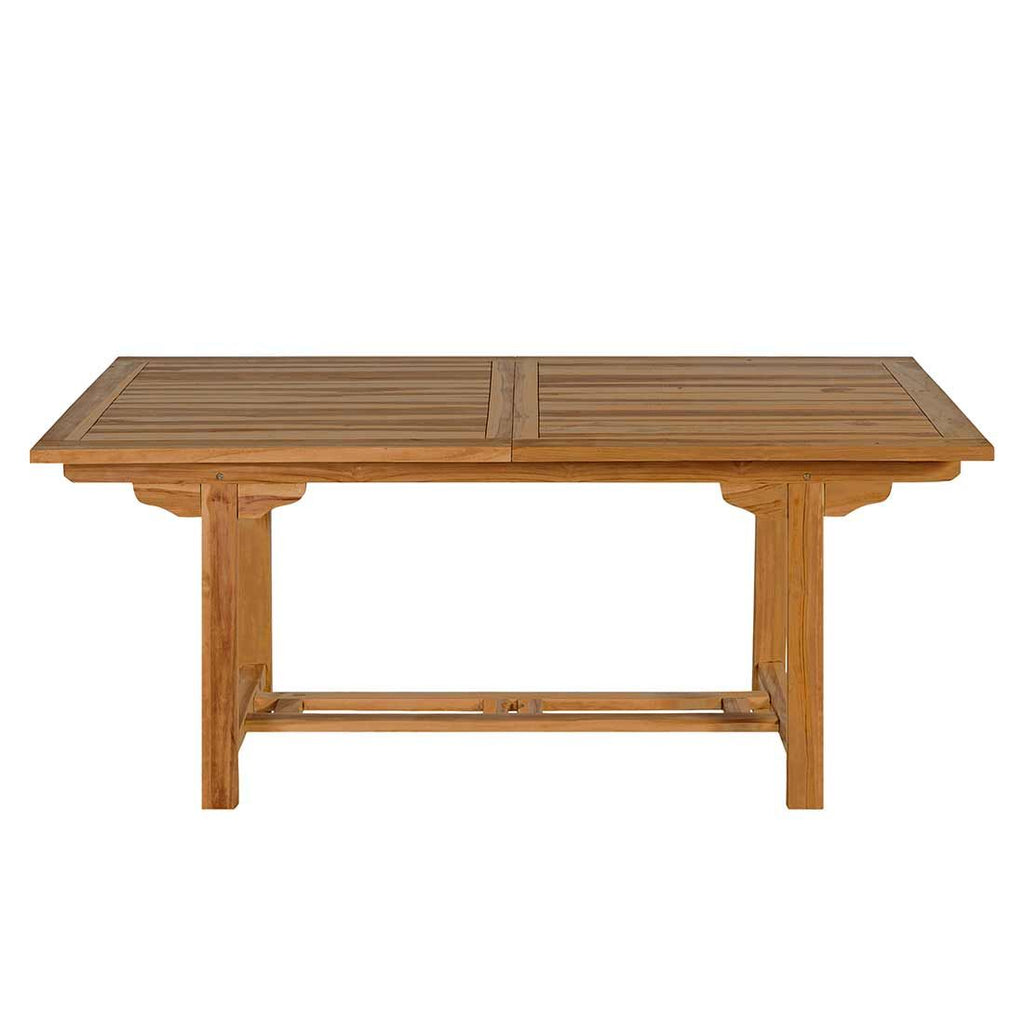 Spisesett ute Ontario 6 plasser teak 180/240x100 cm - OUTLIV.