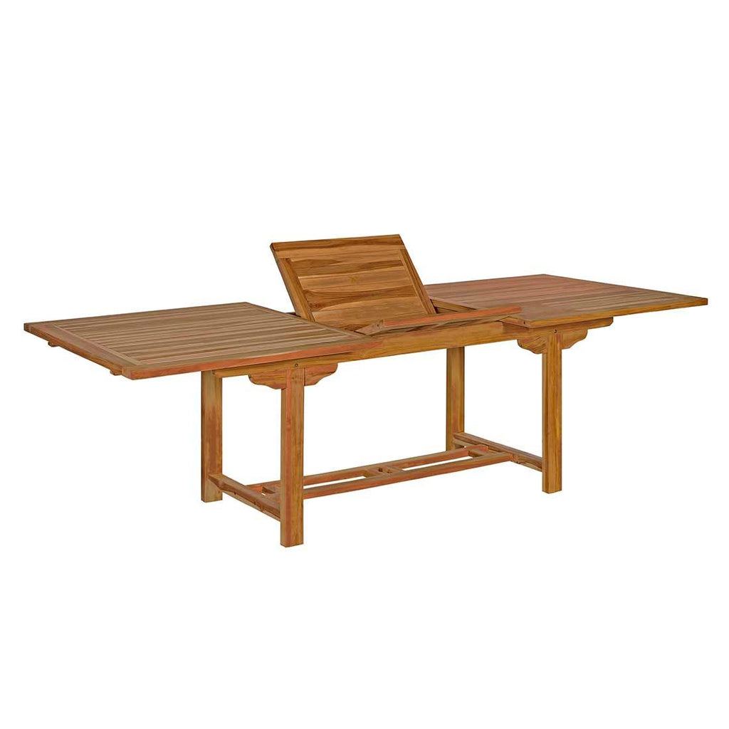 Spisesett ute Ontario 6 plasser teak 180/240x100 cm - OUTLIV.