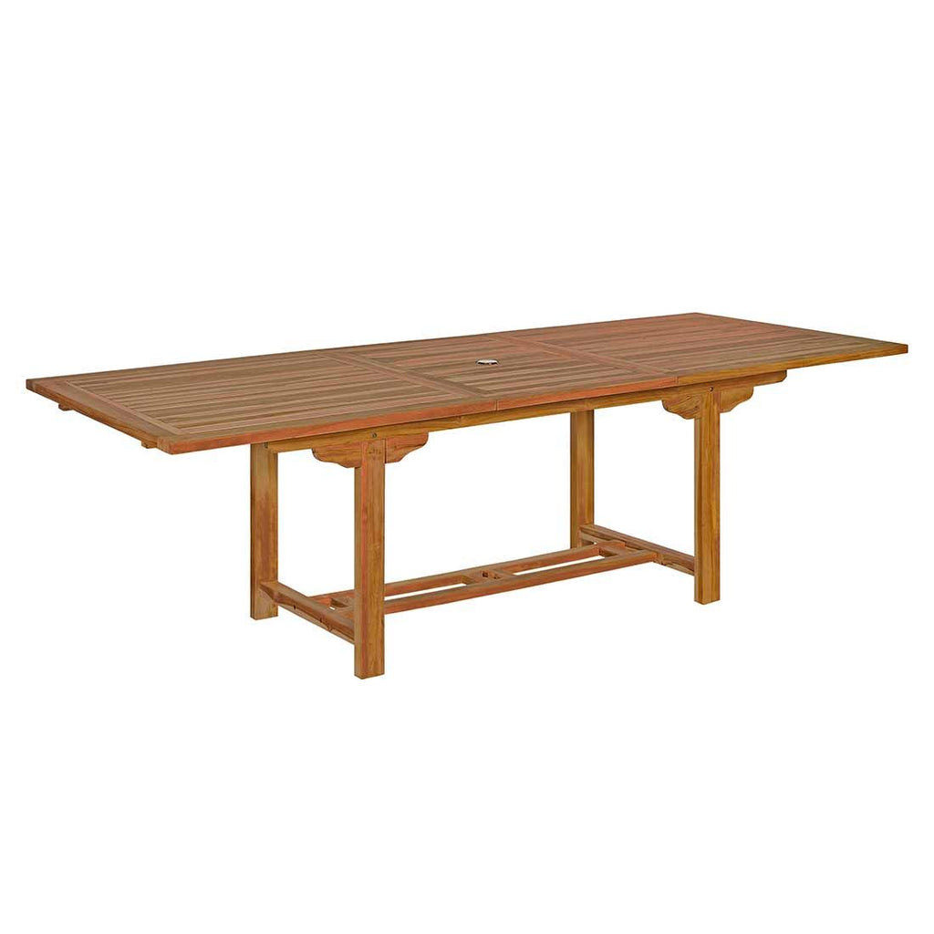 Spisesett ute Ontario 6 plasser teak 180/240x100 cm - OUTLIV.