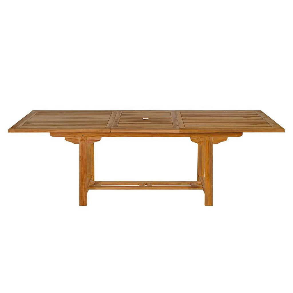 Spisesett ute Ontario 6 plasser teak 180/240x100 cm - OUTLIV.