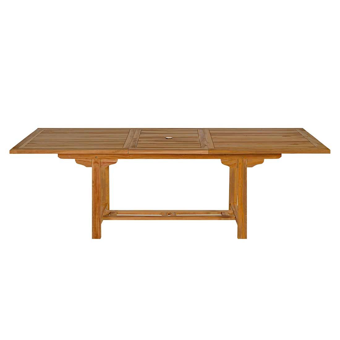 Spisesett ute Ontario 6 plasser teak 180/240x100 cm - OUTLIV.