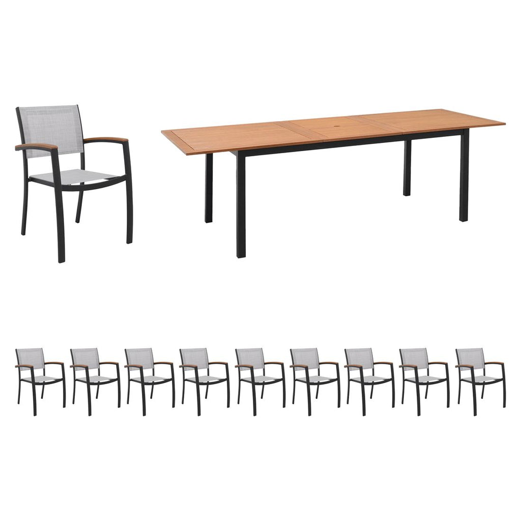 Spisesett ute Ragusa 10 plasser bakside