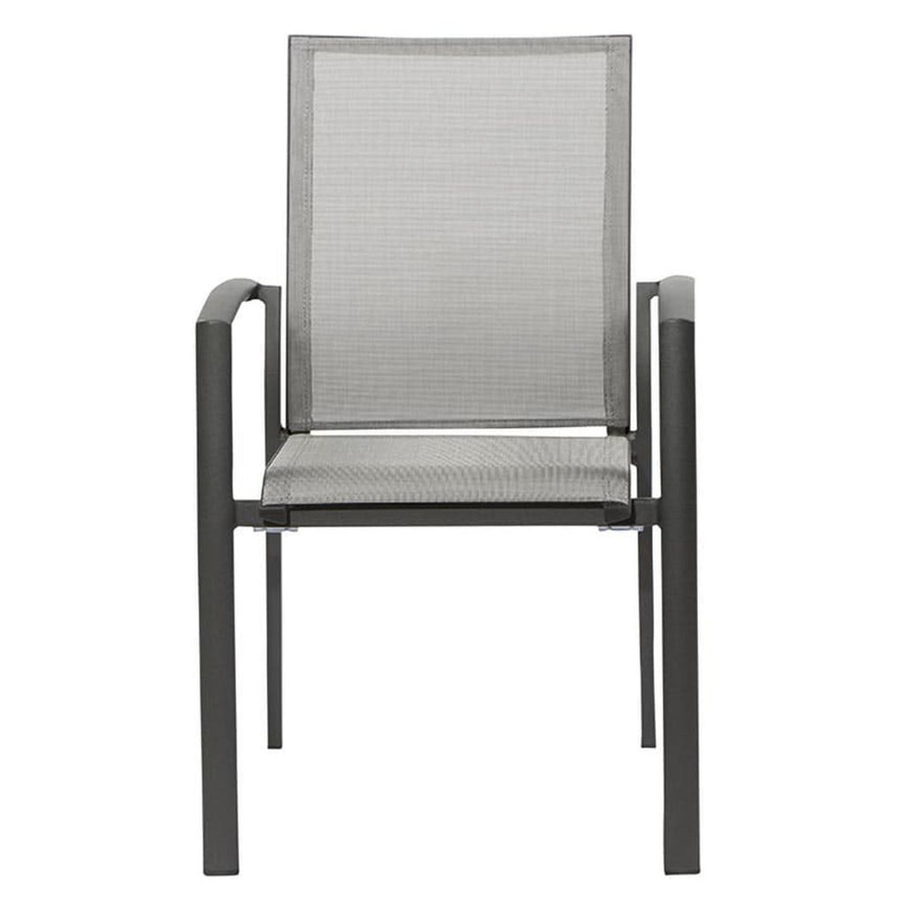 Spisesett ute Velia aluminium keramikk montert på terrasse