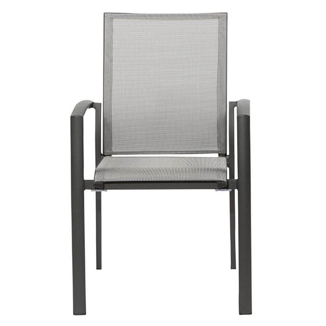 Spisesett ute Velia aluminium keramikk montert på terrasse
