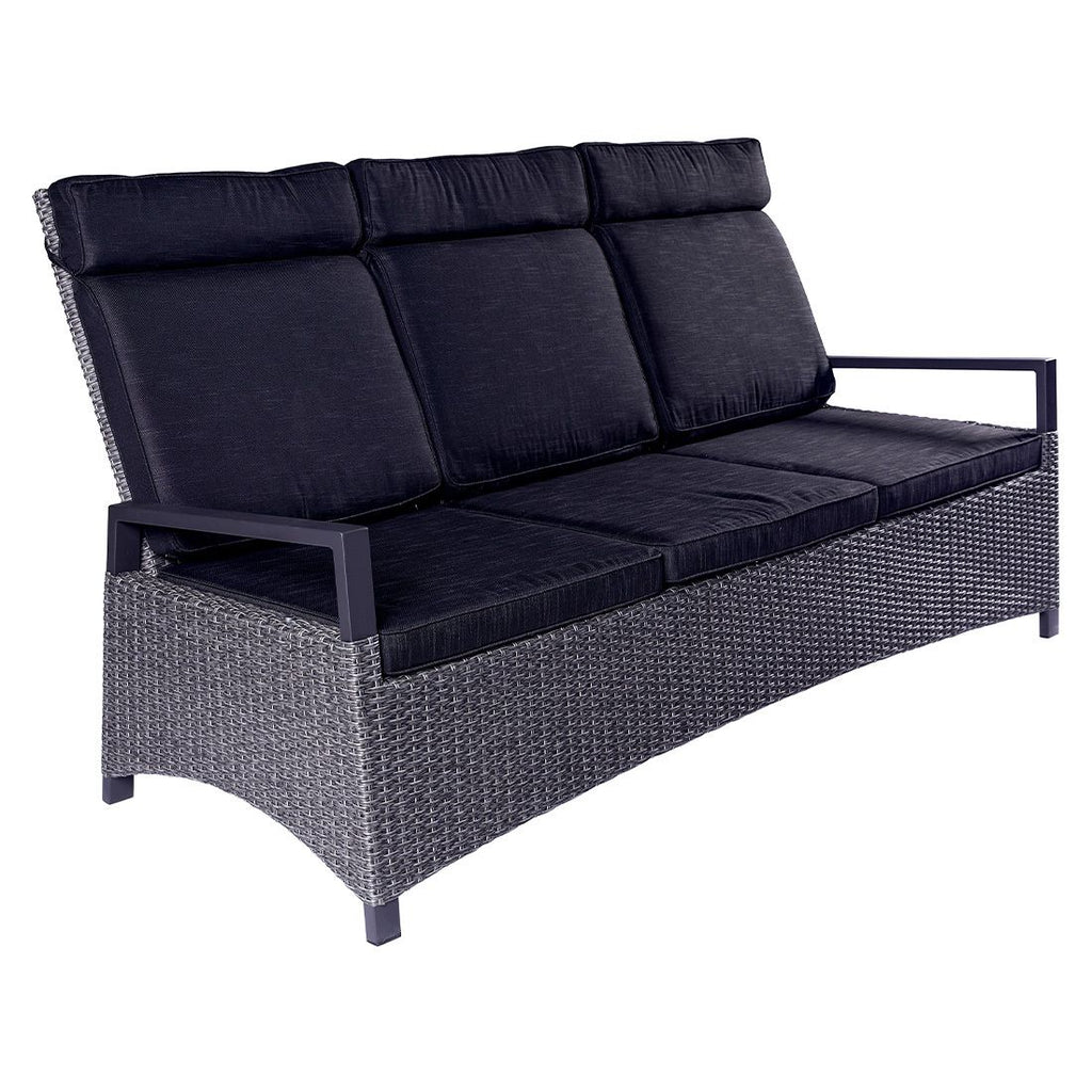Spisesofa Keramo polyrotting aluminium 205 cm justerbar bakside