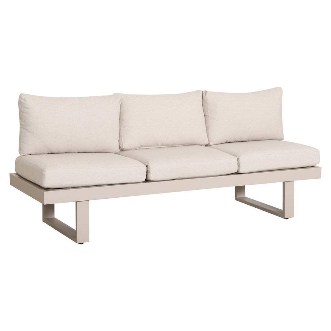 Spisesofa ute Atlanta aluminium 210x73 cm - OUTLIV detalj av tekstil