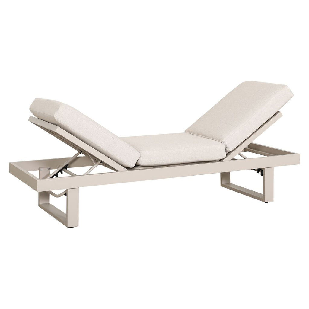 Spisesofa ute Atlanta aluminium 210x73 cm - OUTLIV sideprofil