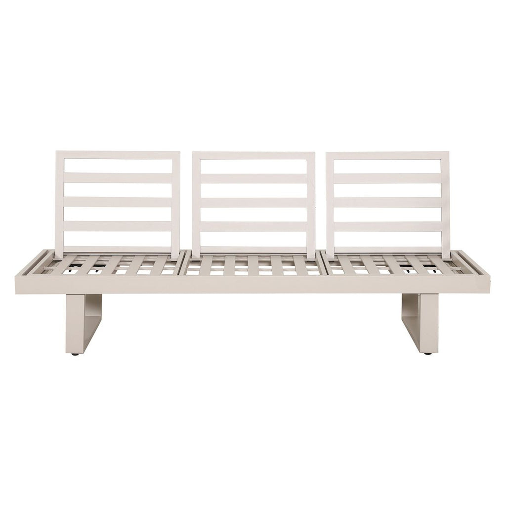 Spisesofa ute Atlanta aluminium 210x73 cm - OUTLIV ben og ramme