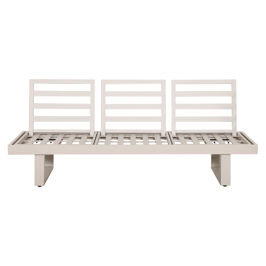 Spisesofa ute Atlanta aluminium 210x73 cm - OUTLIV ben og ramme