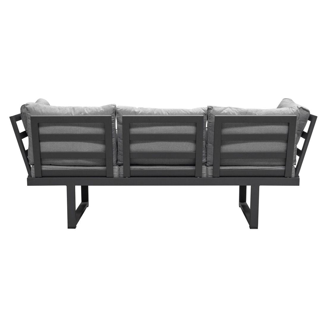 Polstrede puter på Spisesofa ute Broome aluminium/polyester 214 cm