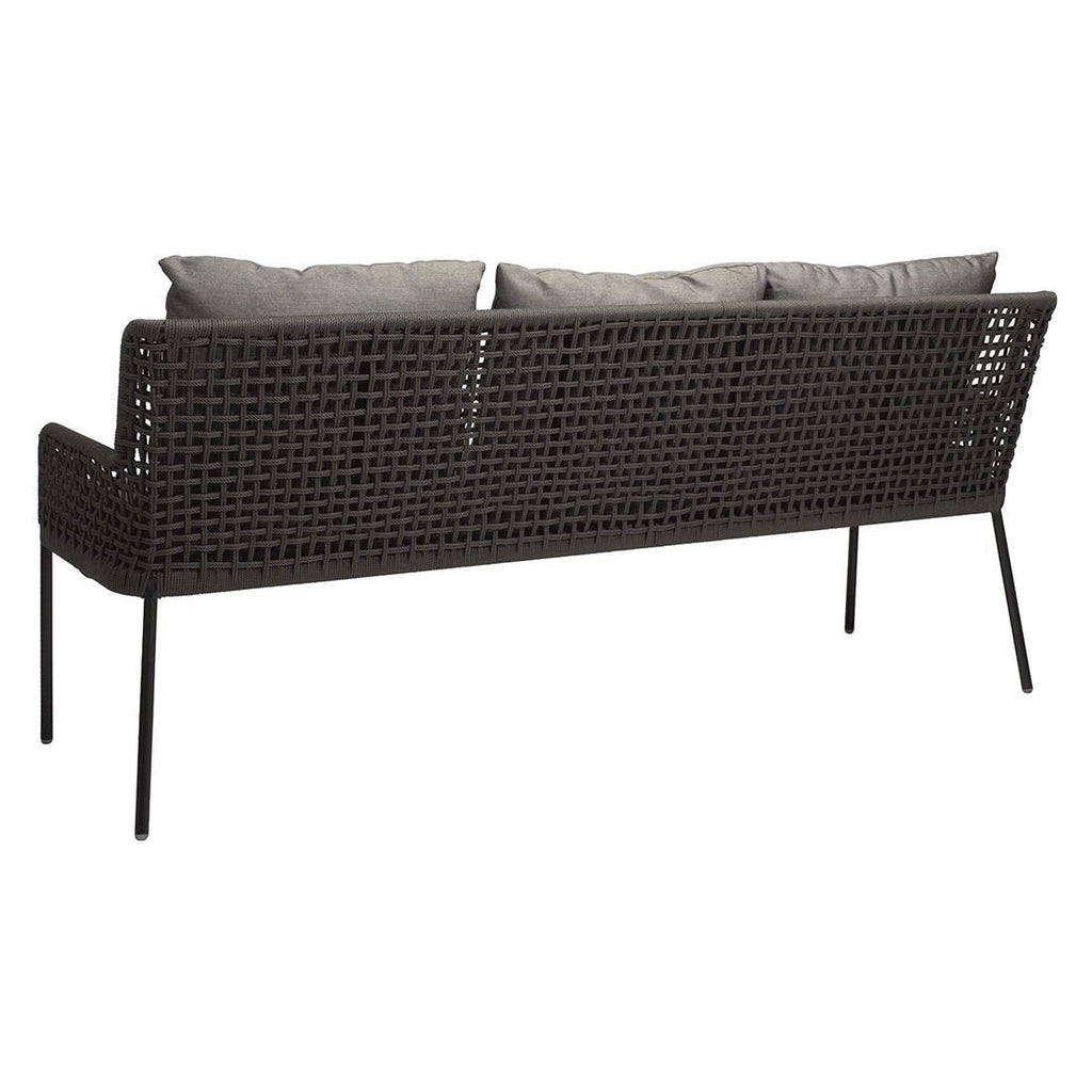 Spisesofa ute Greta aluminium tau 195 cm - Stern bakside