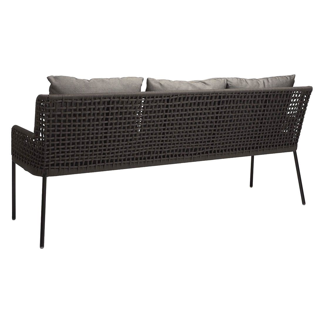 Spisesofa ute Greta aluminium tau 195 cm - Stern bakside