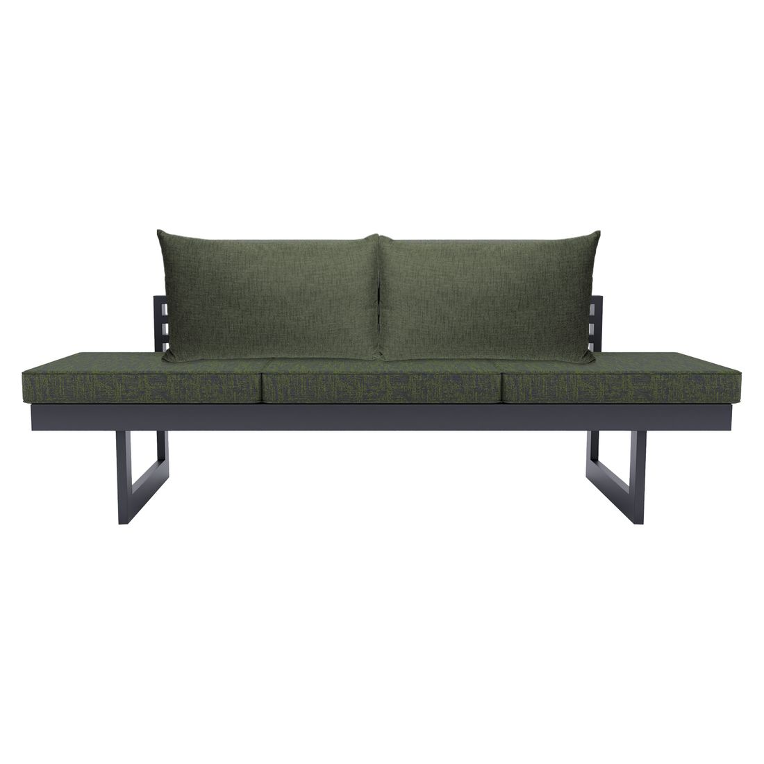 Spisesofa ute New Holly justerbar aluminium bakside
