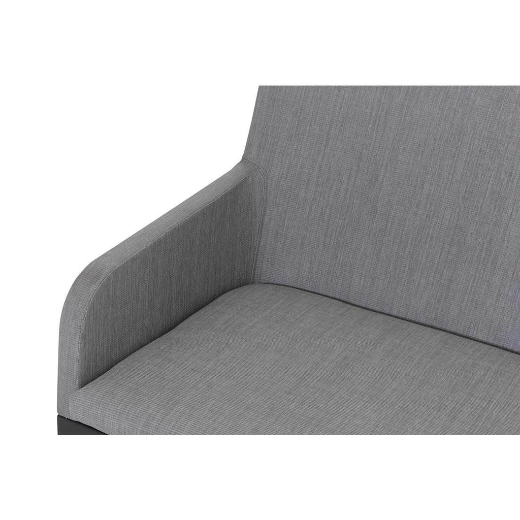 Spisesofa ute Ricardo aluminium 138x63 cm sete og ryggstøtte